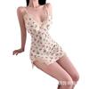 Crispy love bag chest lace pad pure hip suspender pajamas smashed flower sexy small chest pajamas color fresh wind short skirt