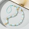 2025 New Fashion Cute Acrylic Beaded Mobile Phone Chain Star Pendant Telephone Strap Lanyard Cellphone Hanging Rope for Women
