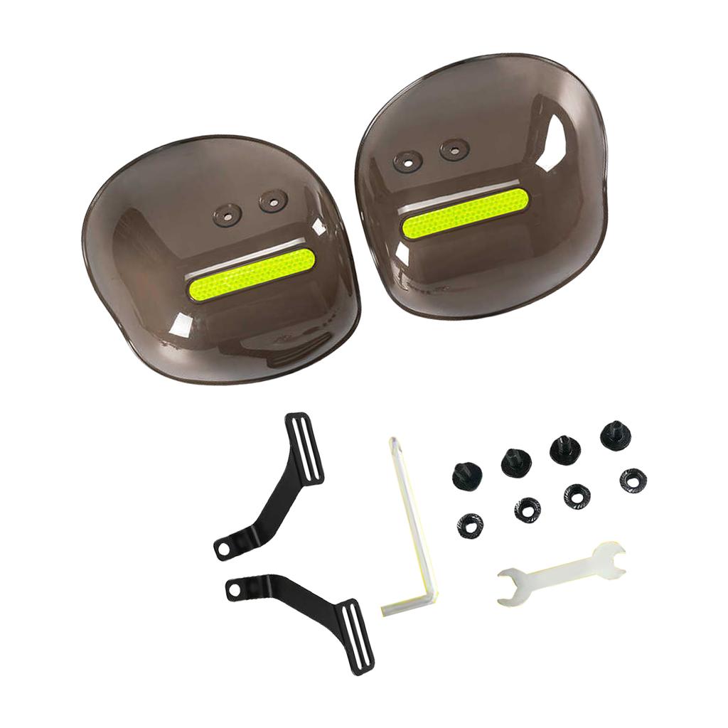 Vindtäta Motorcykel Handskydd Skydd Deflektorer Väderbeständiga Hög Styrka Med Säker Fästning för Förare