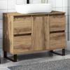 Vidaxl Mobile Sottolavabo, Rovere Artisan, 80X33X60 Cm