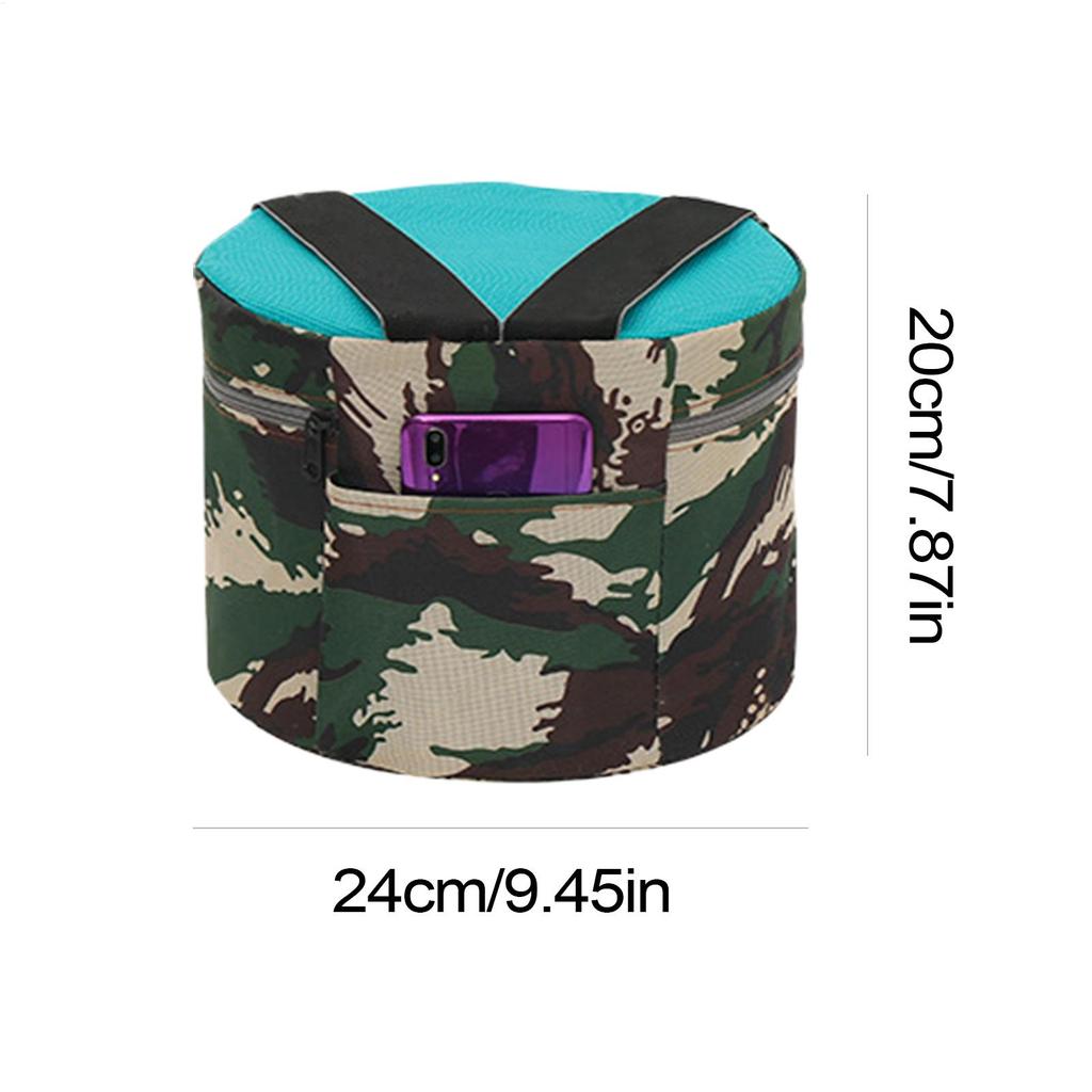 Small Portable Stool Round Foam Stool Wearable Foam Working Seat Agricultural Assistant Chair For Gardening Yard Camping Fishing
