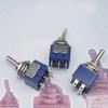 Miniature Lever Toggle Switch Single Pole Double Throw On-Off-On /On-On 120Vac 6A 1/4 Inch Mounting Mts-202