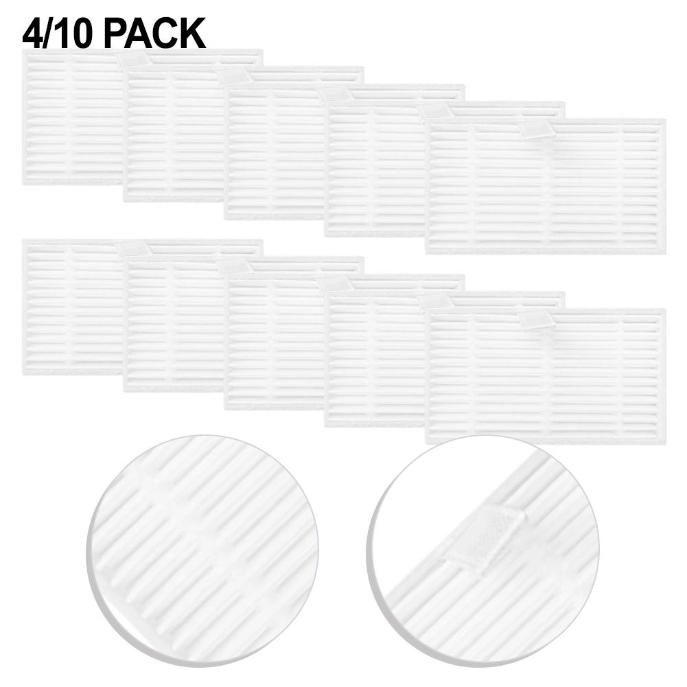 For Airzeen Q10 Pro Robot Vacuum Cleaner Replacement Filter Washable Type Set of 4 or 10 Filters for Routine Cleaning Tasks