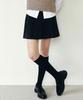 Roeil Formal Pleated Skirt Pants - Black
