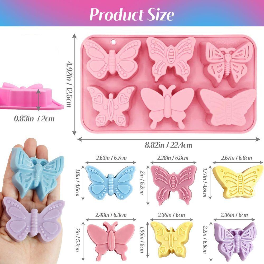 Reusable Chocolate Dessert Mold Butterfly Shaped Baking Mould Mousse Cake Mold Homemade Candy