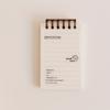 3PCS Simple PP Waterproof Loose-leaf This Horizontal Line Cartoon Pocket This 6-hole Loose-leaf Plastic Ring Buckle Removable Portable Notepad