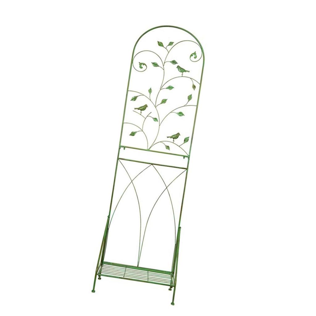 Garden Trellis with Plant Stands Metal Plant Pot Trellis Potted Plant Support for Backyard Porches Lawn Indoor Outdoor Patio