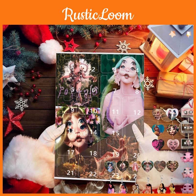 Martinez Melanie 24pcs Blind Box Xmas Gift Figurine Christmas Pendant Countdown