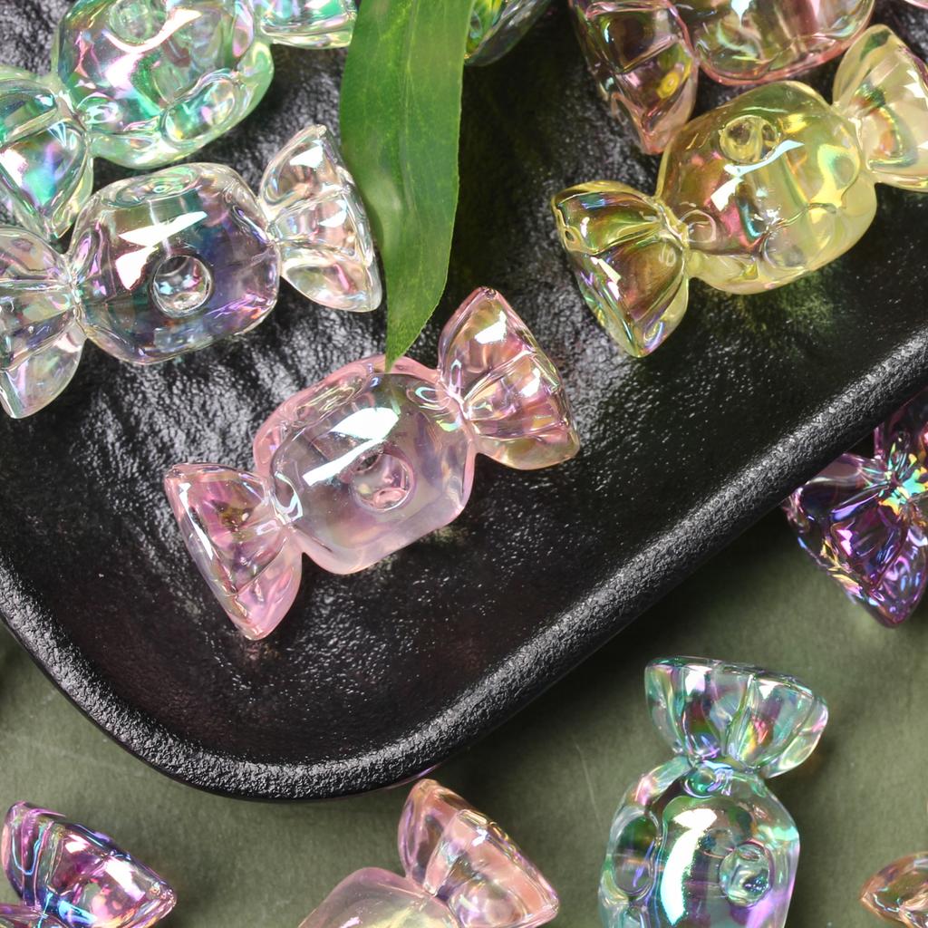 Acryl 12,5*29,1mm Lose Perlen candy Gelee Farbe DIY Schmuck Zubehör 10 stücke Für Armband Ohrring Herstellung