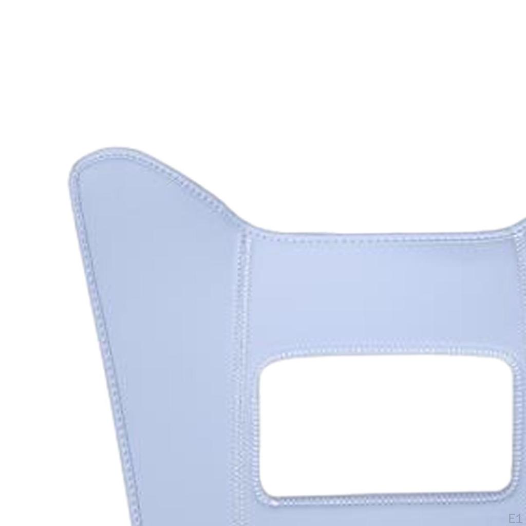 Rear Exhaust Vent Kick Mat PU Leather Car Back Seat Cover for Byd Seal Blue