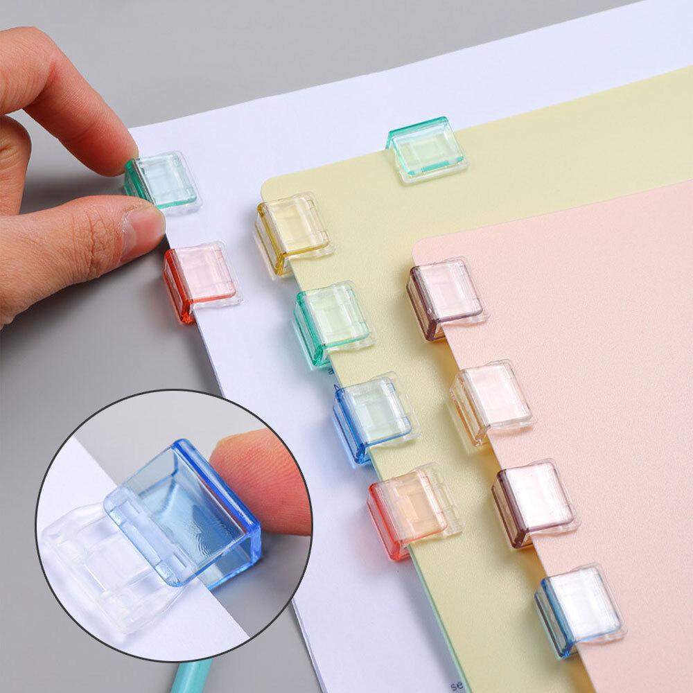 Push Clip for File Organization Test Paper Storage Classification Binder Sturdy Sliding Clip for Documents Office Supplies