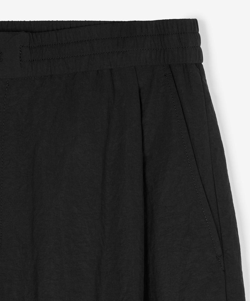 Tienjiti Wide Tapered Fit Nylon Pants (Black) Tnpa6E200Bk
