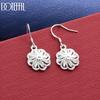 925 Sterling Silver Openwork Firework Pendant Earrings - Romantic Gift Jewelry