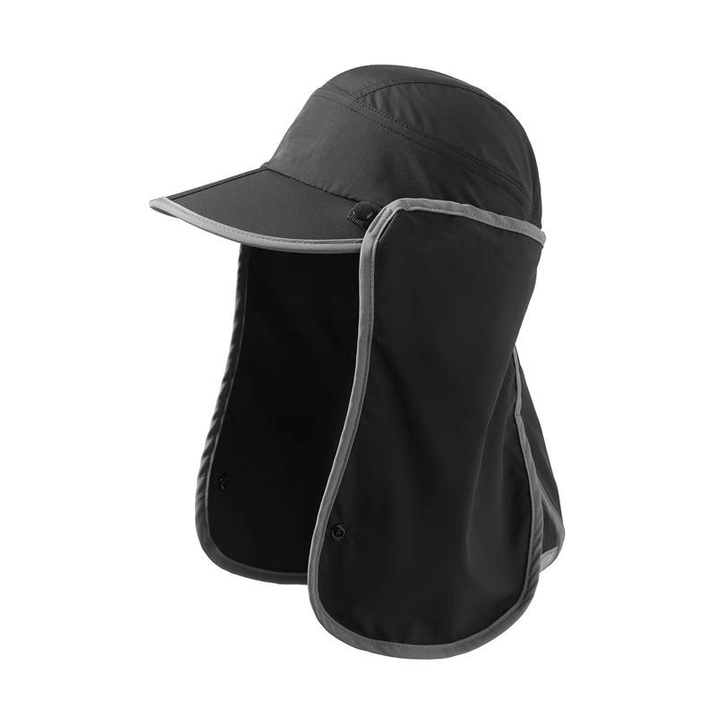 Summer Outdoor Sun Protection Hat Men's Fishing Hat UV Protection Neck Protection Sun Protection Bike Hiking Mountaineering Sun Hat Thin