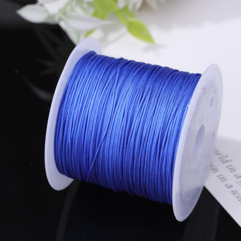 Boting Nr.. 73 Rot 0,6 mm Nicht-elastische Kordel für DIY Halsketten- und Armbandherstellung.