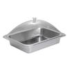Stainless Steel Food Display Tray with Clear Lid
