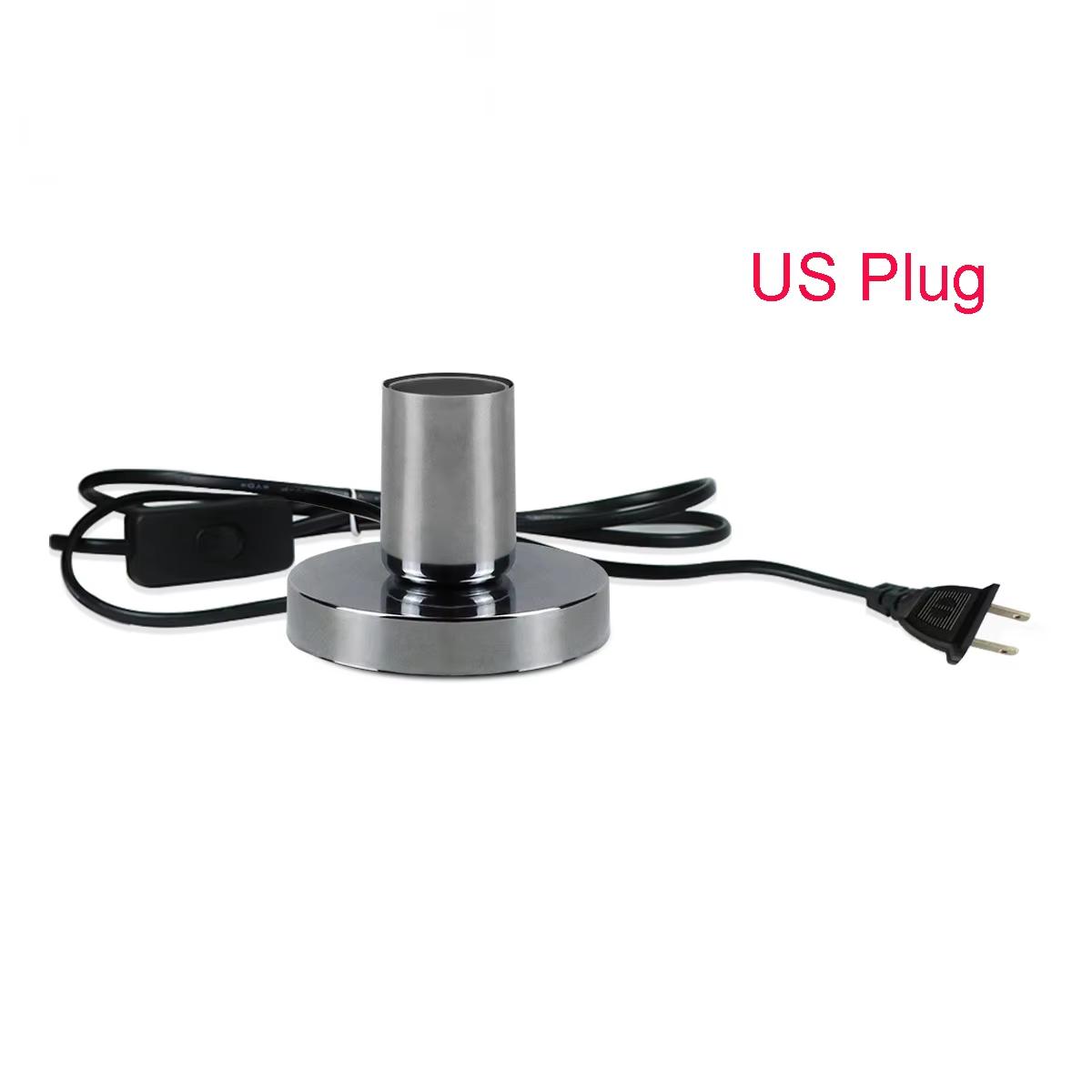 

E27 Base Socket Universal Lamp Holder Base LED With EU Plug US Power Plug 110V 220V UV Light Bulbs Base With Timer Remote