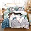 TEETEEPOR Duang With You Art & Music University Romance Thai BL Series Bedding Duvet Cover + 2 Pillowcases Home Decor Present