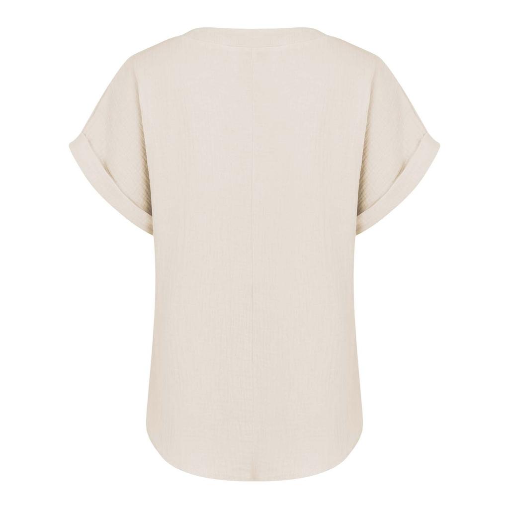 Womens Spring Tops Casual Short Sleeve Button Down Blouse Summer Shirts for Women Loose Fit Lightweight Womens Summer Shirts