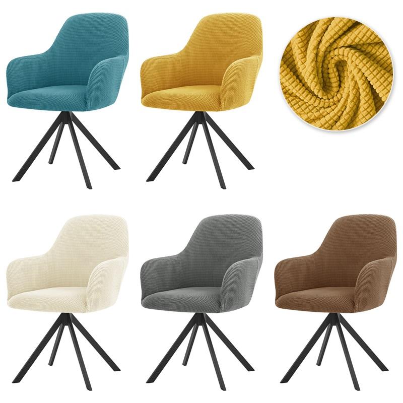 Hochlehner Sessel Stretch Fleecebezug Abnehmbar Esszimmerstuhl Schutzbezug Für Wohnzimmer Sitz