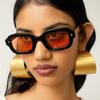 Fashionable Women's UV400 Sunglasses Small Oval Frame Casual Eyewear for Ladies and Men Gafas De Sol