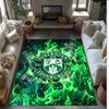 Tappeto Morbido per Pavimento Antiscivolo Hibernian FC Calcio Calcio Modello Tappeto per Interni Tappetino Decorazione Sportiva per Camera da Letto