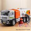 1:50 Electric Sweeper Model Toy Cars Alloy Diecast Garbage Trucks Sound Light Doors Opened Engineering Vehicles for Kids Gifts