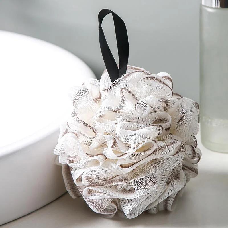 1PC Large Bath Ball Rich Bubble Bath Towel Scrubber Body Cleaning Mesh Shower Wash Sponge Bathroom Accessories