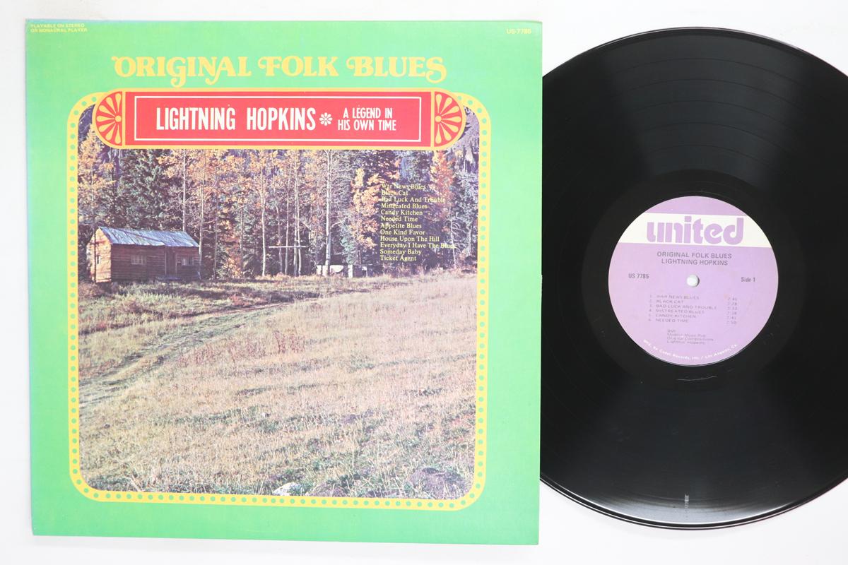 

LP Record LIGHTNIN HOPKINS A Legend In His Own Time US7785 UNITED US Blues Used