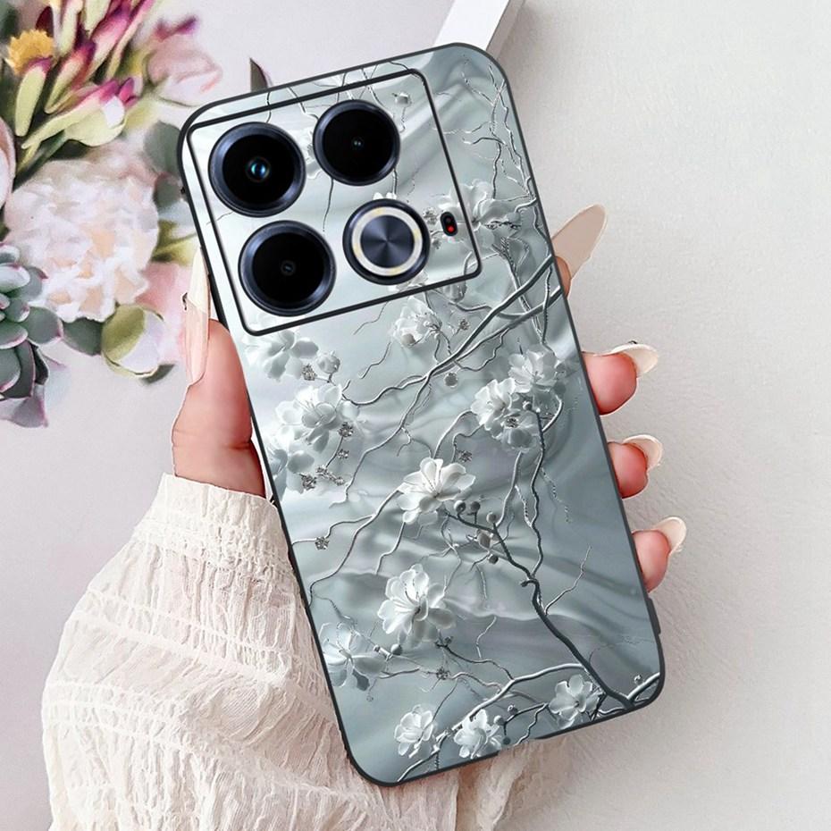 Cute Painting Phone Case For Infinix Note 40 40Pro Pro+ Soft Silicone TPU Back Cover For Infinix Note40 Pro Plus Cases Bumpers