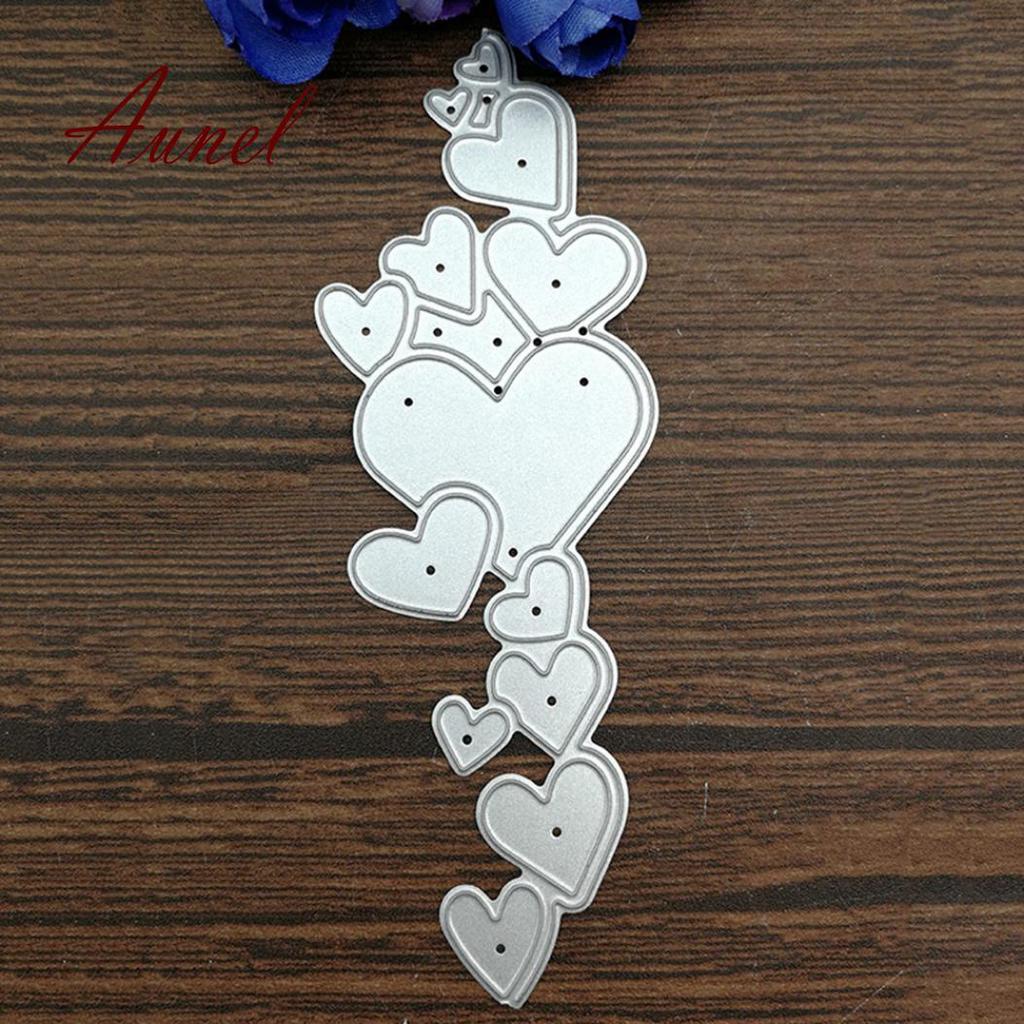 Cheap Romantic Love Heart Metal Cutting Dies DIY Scrapbooking Paper ...