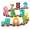 Magnetic Number Train Blocks: Colorful Wooden Educational Toy for Early Childhood