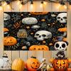 Halloween Ghost Blanket Background Cloth Hanging Cloth Bedroom Bedside Decorative Wall Cloth Rental Dormitory Tapestry