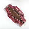 Women's Lightweight Genuine Leather Boston Pillow Bag - Luxury Retro Bowling Handbag & Casual Crossbody