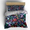 Ocean Animals and Coral Pattern Print Bedding Set 1 Duvet Cover 2 Pillowcases for Adult and Children Luxury Gift Full Size