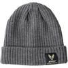 AVIREX US MILITARY Ribbed Knit Cap with Logo Military Watch Unisex Solid Color Free Name Patch, Tag, Cap, Men's Beanie, (JP, Alphabet, Size, Charcoal)