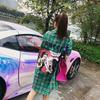 1PCS 50*135cm Colorful Electro Coating Pink/Blue Glossy Car Body Film Color Changing Interior Styling Vinly Wrap Laptop Mobile