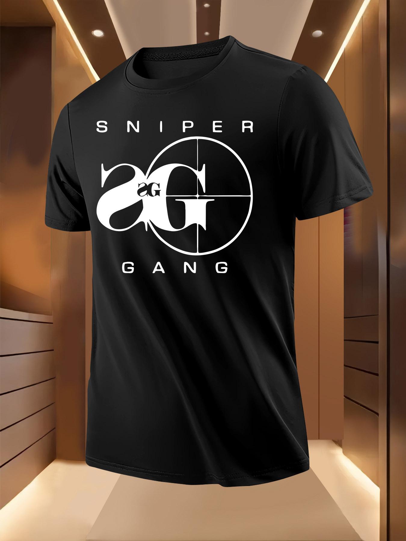 Sniper Gang Graphic Tshirt Graphic Tshirt - Lightweight B... XXXL