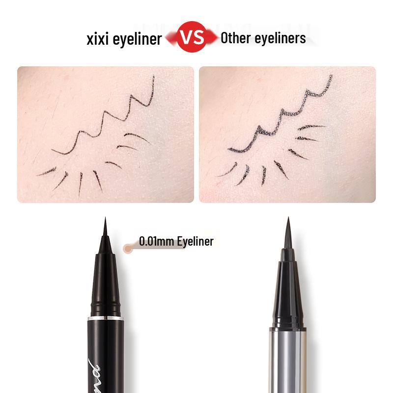 XIXI Desert Trail Slim Eyeliner: Precision 0.01mm Fine Tip for Root-to-Root Application and One-Stroke Finish.
