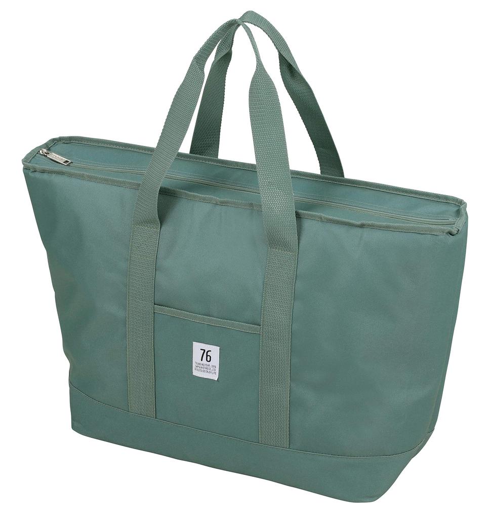 Captain Stag Insulated Cooler Tote Cooler 22L Vintage 76 Product 580mm W x 190mm D x 365mm H (CAPTAIN STAG) Bag, Bag, Capacity, Large, Green, Series,