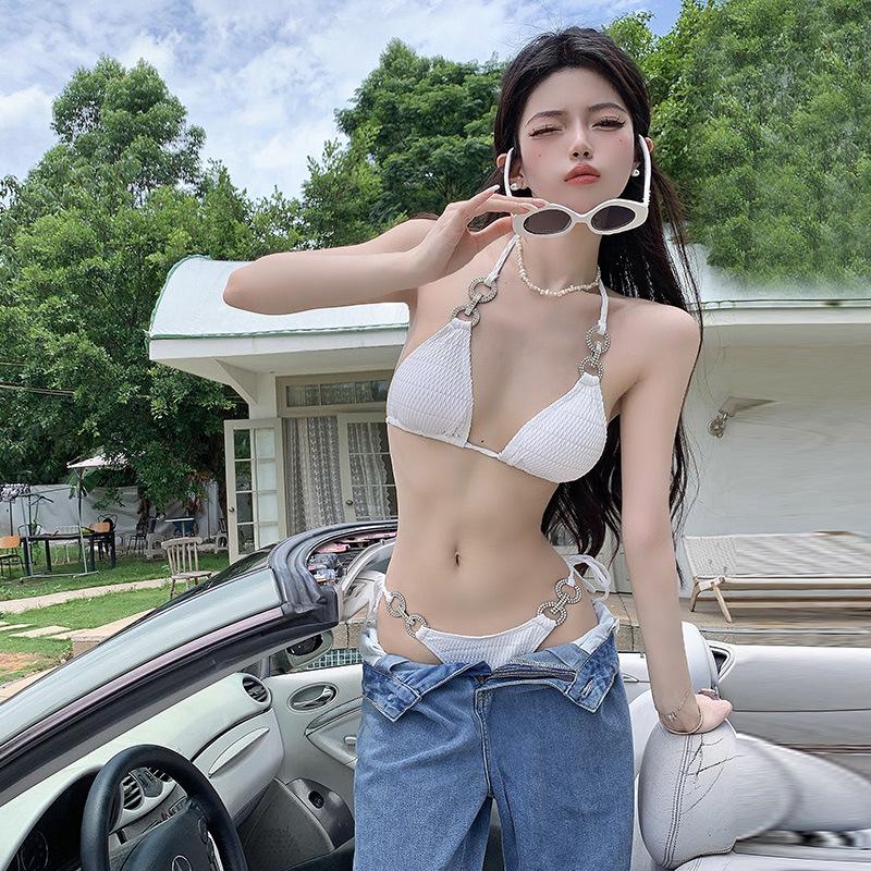 New Sexy Split Triangle Swimsuit for Women – Fairy Style Sleeveless Hot Spring Bestseller