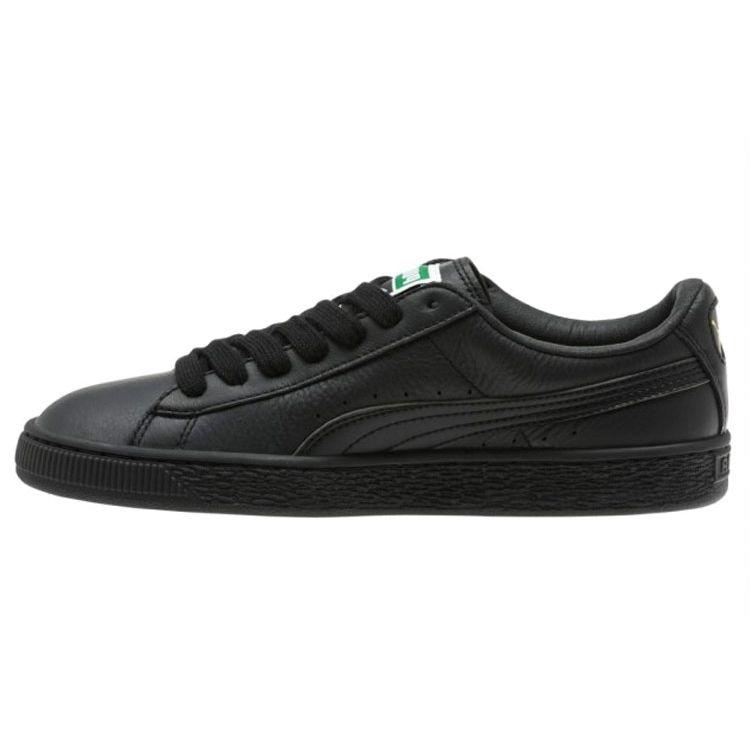 Puma Basket Classic Lifestyle Cushioning Support Low-Top Sneakers Women Sneakers Black 362892-14