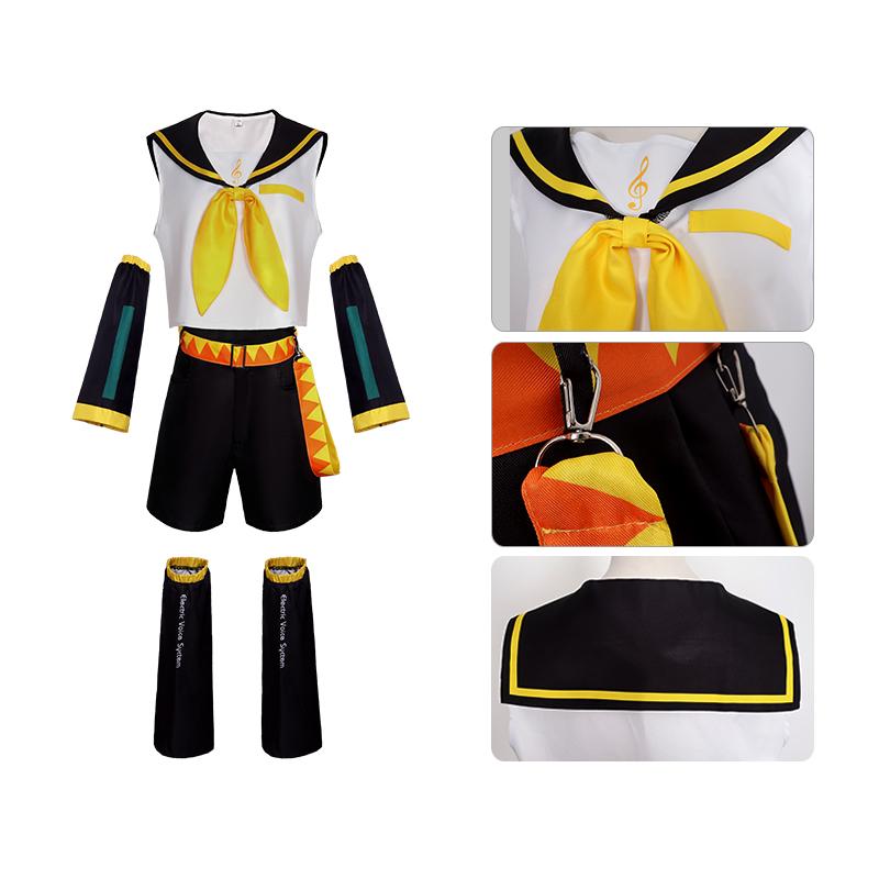 Anime Rin Len Cosplay Costume Len Rin Cosplay Len Costume Kagamine Jk Uniform Halloween Comic Costume For Adult