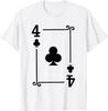 Playing Plum Blossom Cards Costume  AceKQJ1098765432  Diamonds Card Poker TShirt Streetwear Graphic T Shirts