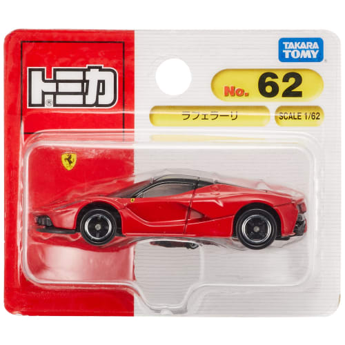 Takara Tomy Tomica No. 62 LaFerrari (Blister Packaging) Miniature Car Toy for Ages 3 and Up
