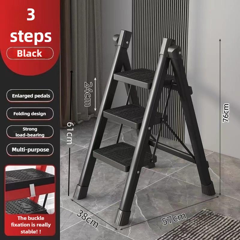 Household Folding Ladder Portable Multi-purpose Ladder 3/4/5 Steps Heavy Duty Flowers Racks Herringbone Ladders Staircase Step
