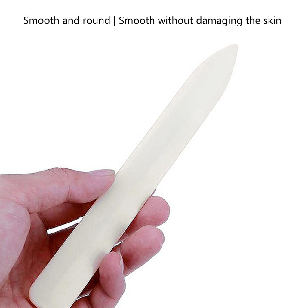 8Pcs Leather Creaser Sewing Plastic Bone Folder Paper Folding Tool Leathercraft Creasing Tool for Quilting Bookbinding