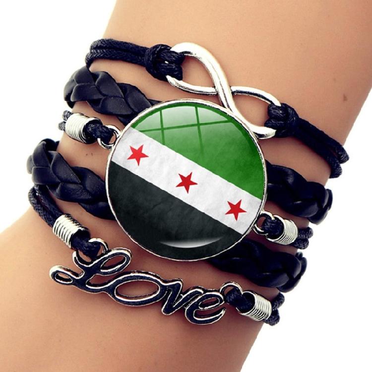 Celebrate Syrian Heritages with This Comfortable Sturdy Handwoven Materials Bracelet for All Generations Outfits
