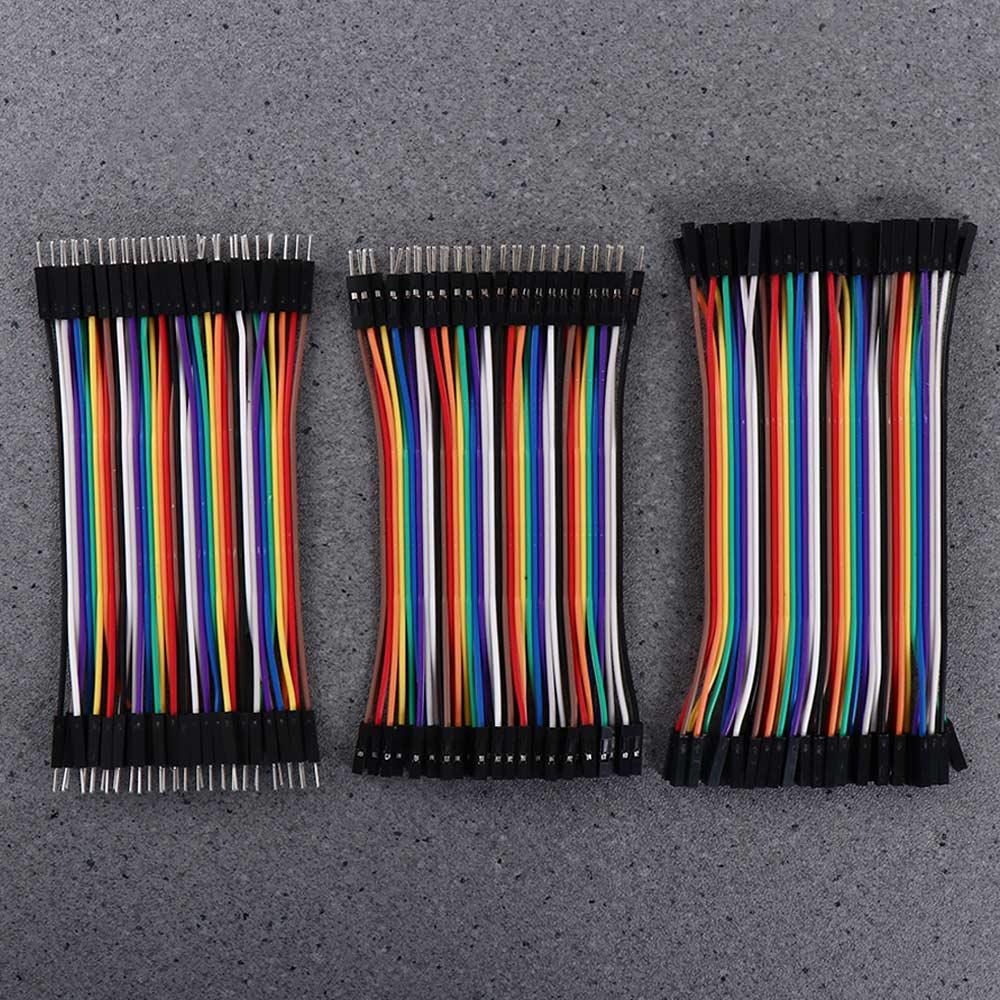 40PIN Breadboard DIY 2.54mm Male To Female Dupont Cable Electronic Kit Connector Jumper Wire