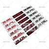 Styling Auto Emblema Adesivo 3D Metallo Cromo Lega di Zinco 3.0L 3.2L 3.5L 3.6L 3.7L 3.8L Accessorio Badge per Carrozzeria, Cofano, Parafango